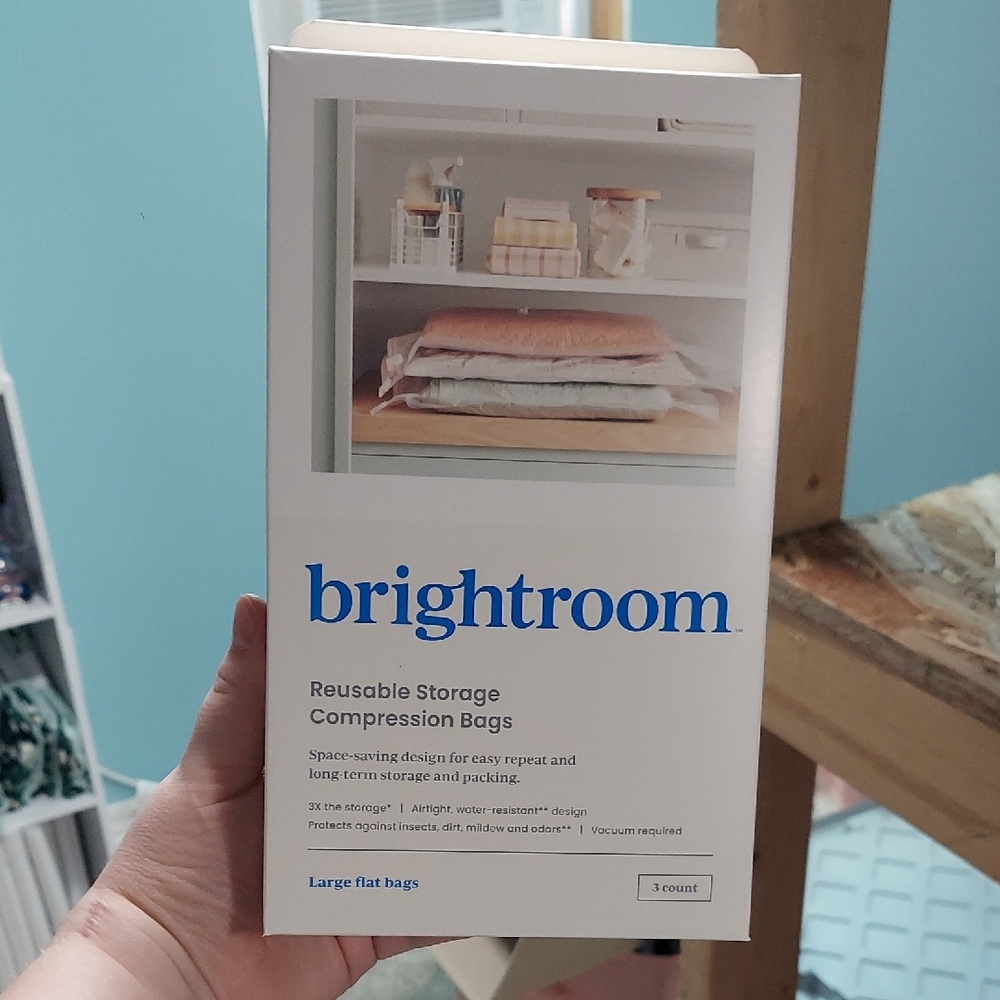 Brightroom Reusable Storage Compression Bags - Large 3ct